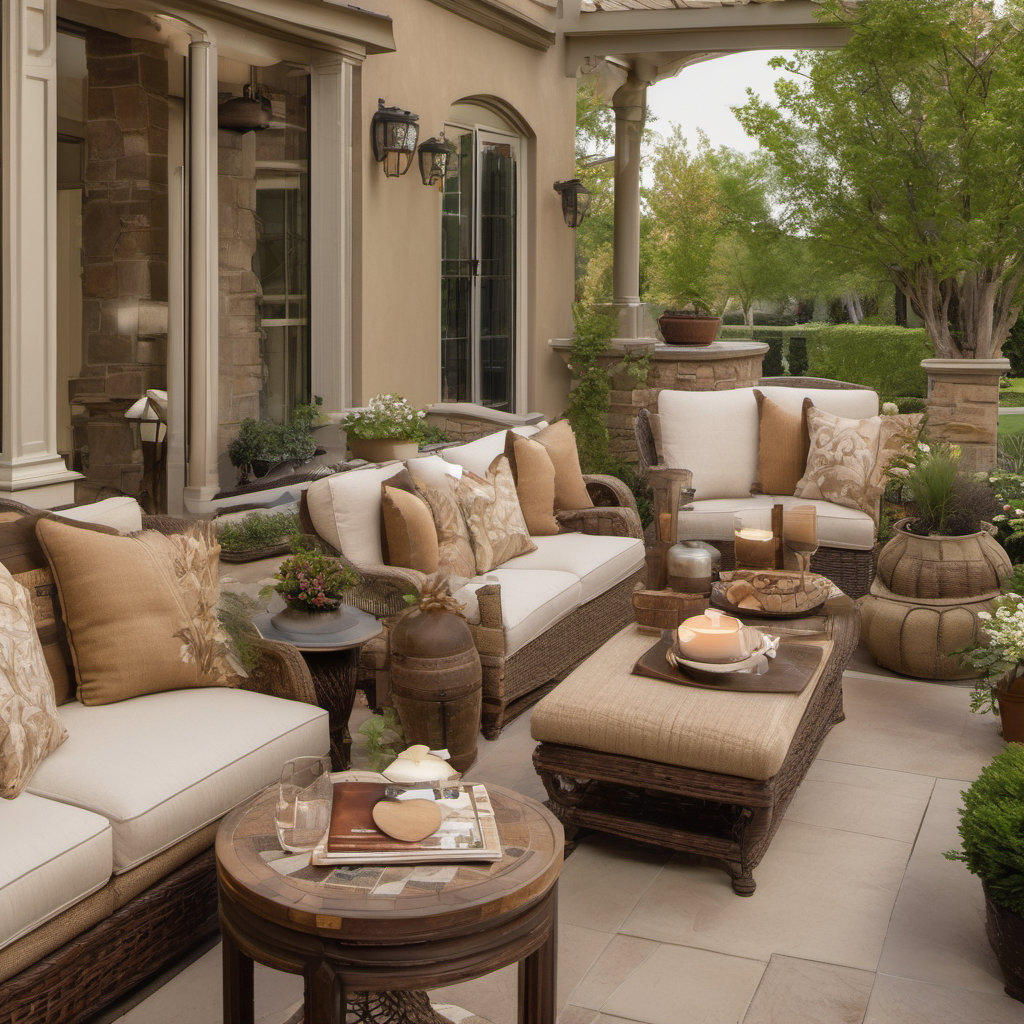 Cozy Traditional Patio Escape